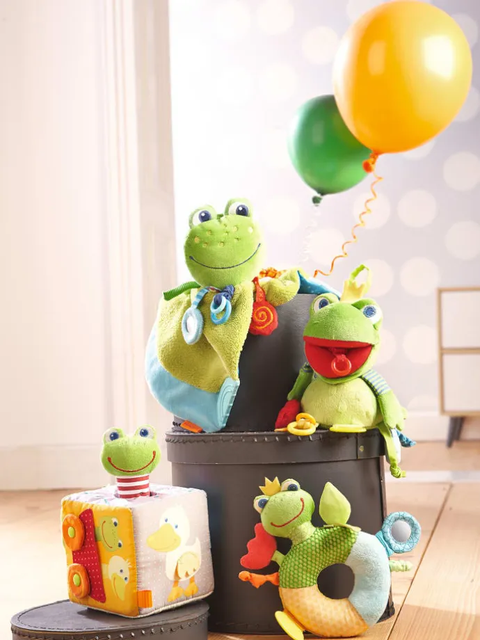 Motorikwürfel Spielwürfel Zauberfrosch in mehrfarbig