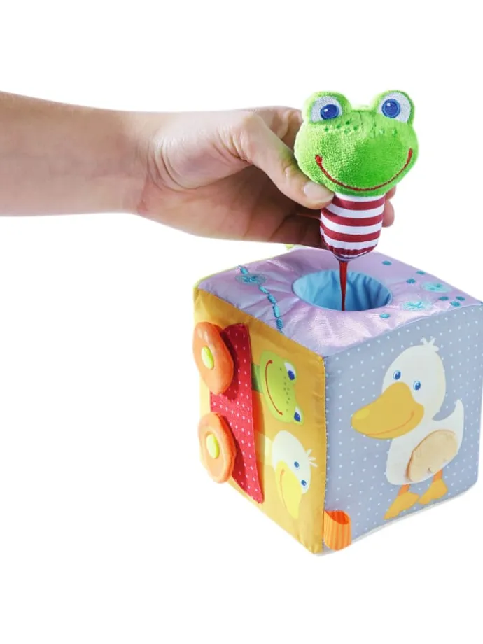 Motorikwürfel Spielwürfel Zauberfrosch in mehrfarbig