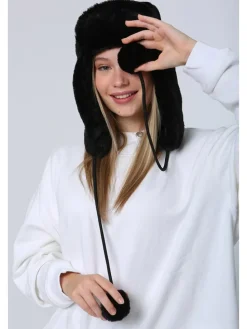Mütze in Schwarz