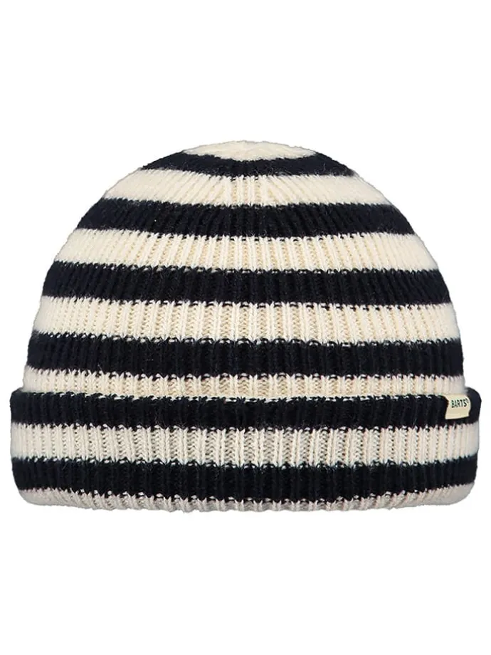 Mütze "Milo" in Schwarz/ Creme