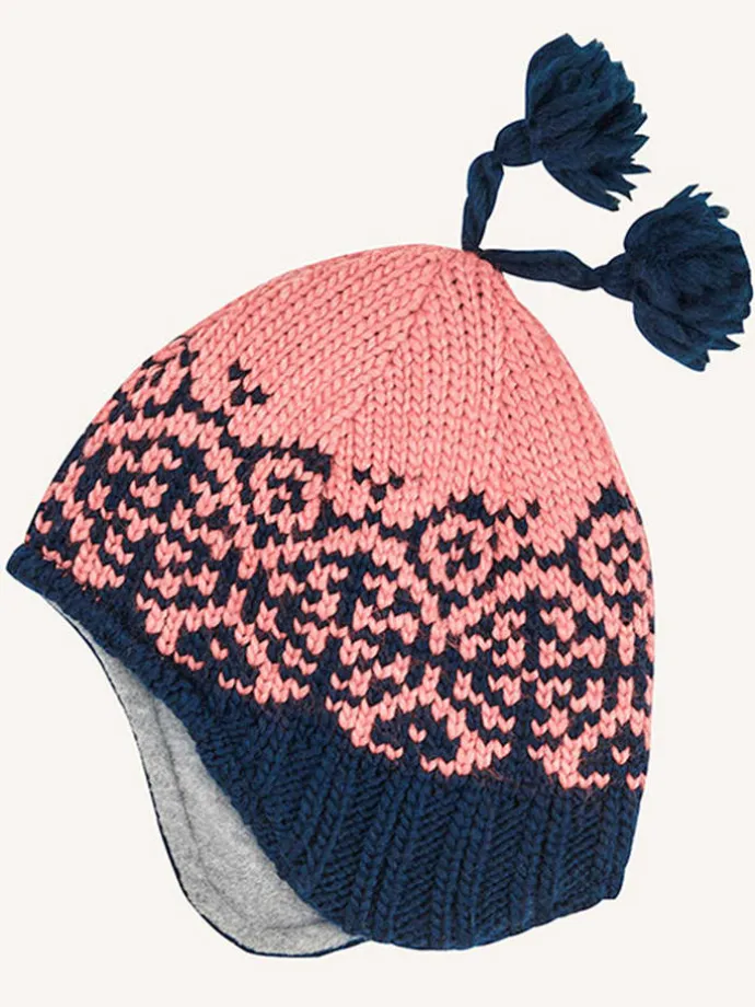 Mütze "Peppi" in Rosa