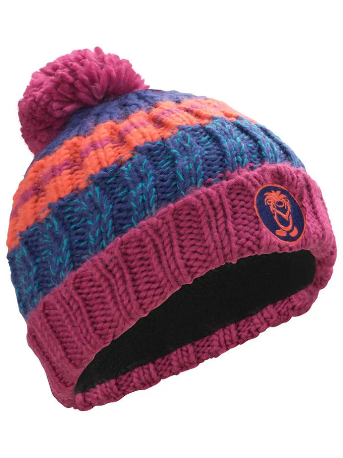 Mütze "Troll" in Pink/ Blau