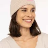 Mütze "Zwillingsherz" in Beige