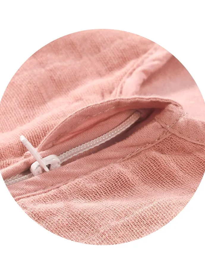 Mull-Schlafsack in Rosa