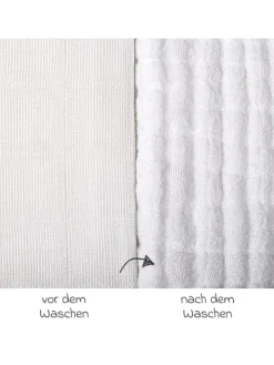 Mullwindel / Mulltuch 8er Pack 80 x 80 cm in gruen,grau