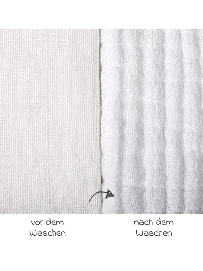 Mullwindel / Mulltuch 8er Pack 80 x 80 cm in gruen,grau