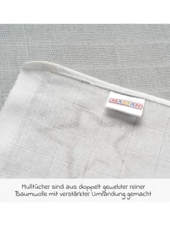 Mullwindel / Mulltuch 4er Pack 70 x 70 cm