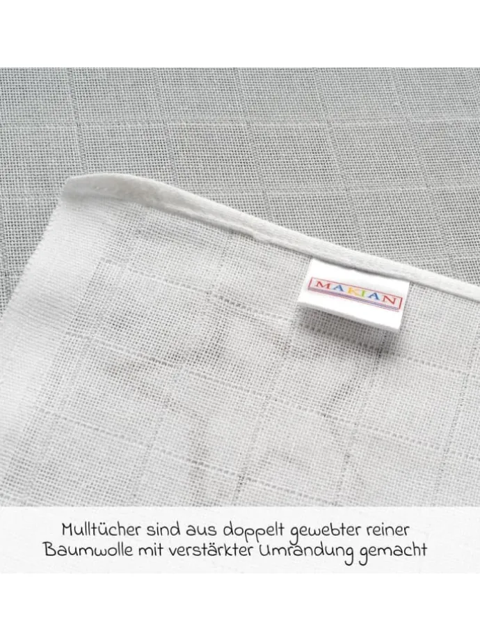 Mullwindel / Mulltuch 4er Pack 70 x 70 cm