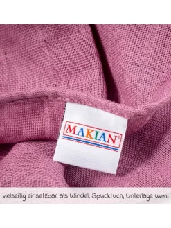 Mullwindel / Mulltuch 8er Pack 80 x 80 cm in rosa,lila