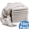 Mullwindel / Mulltuch 10er Pack 80 x 80 cm in grau