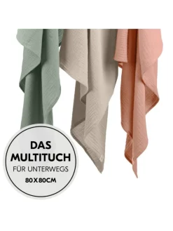 Mullwindeln / Mulltücher / Spucktücher Cuddle in gruen,rosa