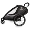 Multifunktionsanhänger "Cocoon Twin" in Grau/ Schwarz