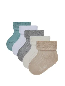 Multipack Baby Socken mit Umschlag und Innenfrottee in sortiert