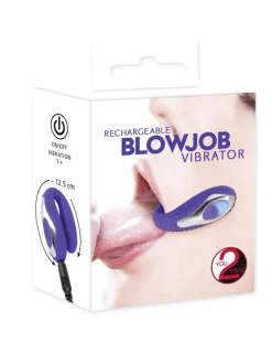 Mundvibrator Blowjob-Vibrator in lila