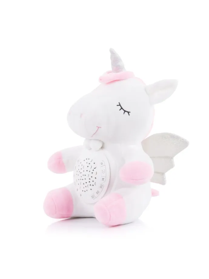 Musik Plüschtier Einhorn in rosa