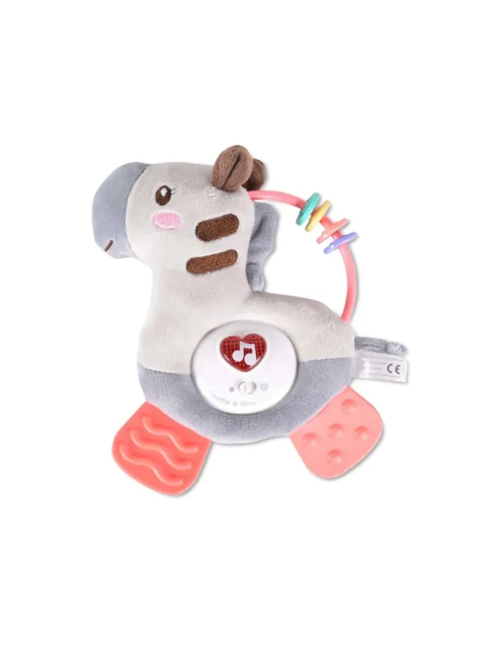 Musik Plüschtier Zebra SL88007 in grau