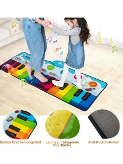 Musikmatte Kinder in Bunt