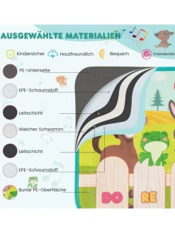 Musikmatte Kinder in Bunt