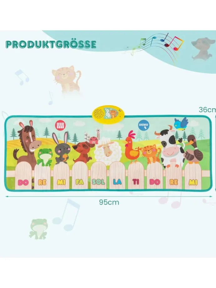 Musikmatte Kinder in Bunt