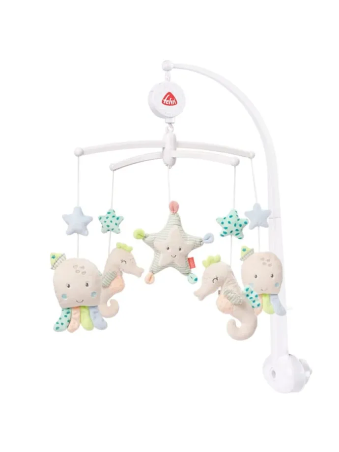 Musik-Mobile - Meereskinder in weiss,beige