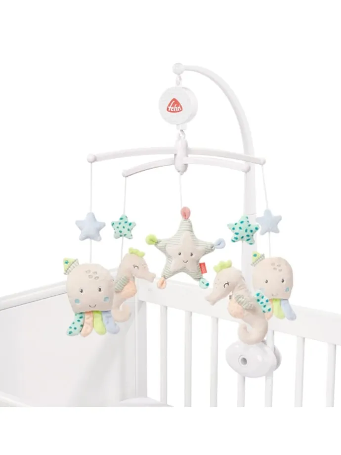 Musik-Mobile - Meereskinder in weiss,beige