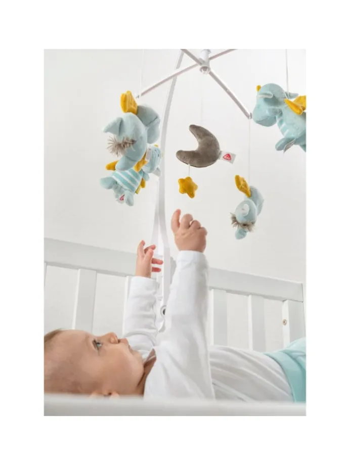Musik-Mobile Fledermaus & Drache - Little in blau