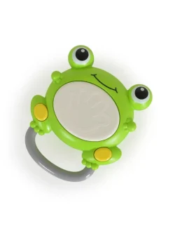 Musikspielzeug Trommelfrosch in grün