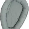 Musselin-Kuschelnest in Grün - (L)80 x (B)40 cm