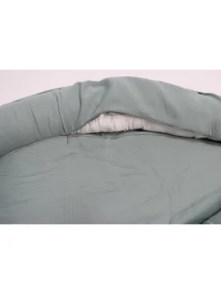 Musselin-Kuschelnest in Grün - (L)80 x (B)40 cm