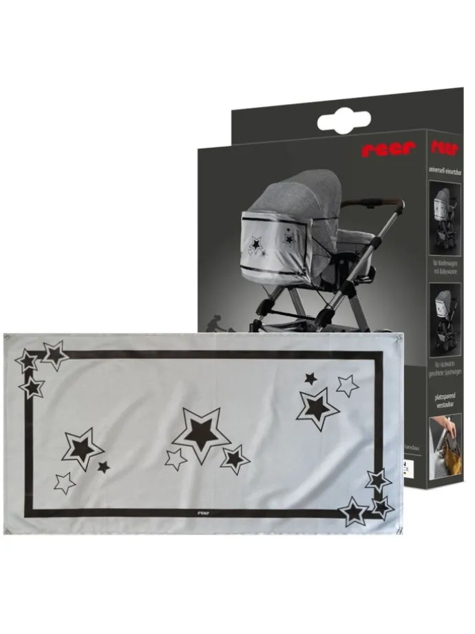 MyBuddyGuard Kinderwagen-Reflektor-Banner in Weiß ab 0 Monate