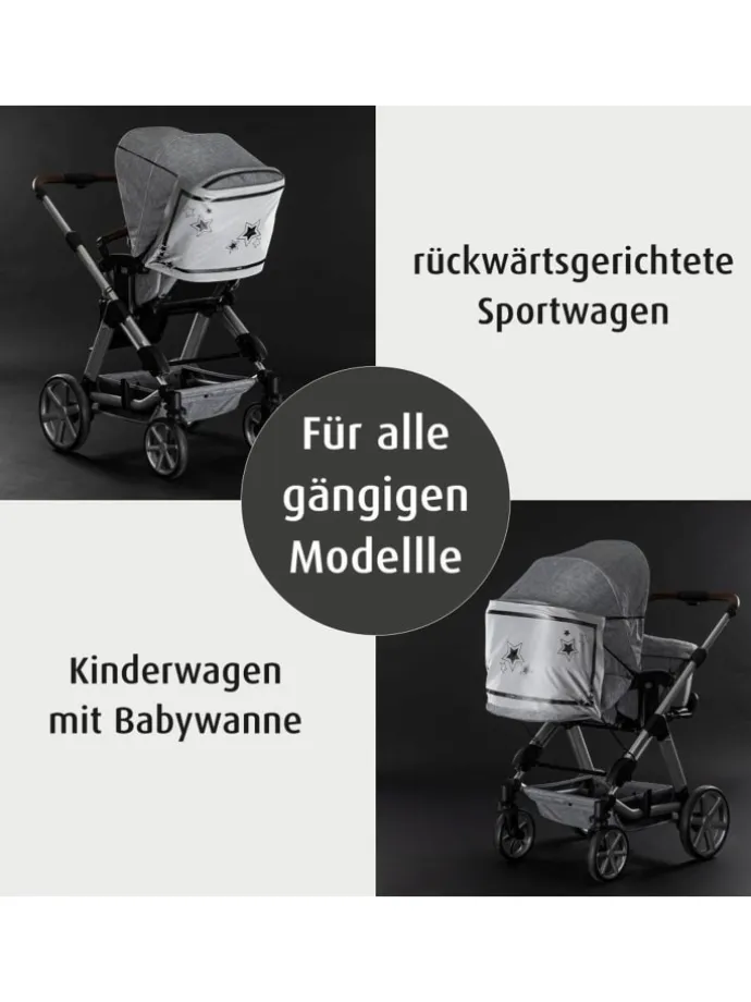 MyBuddyGuard Kinderwagen-Reflektor-Banner in Weiß ab 0 Monate
