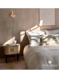 Nachttisch in beige