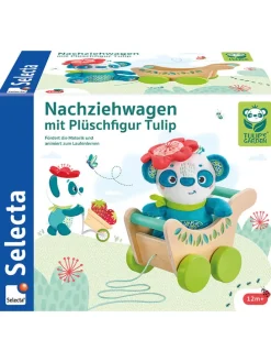 Nachziehwagen mit Plüschfigur "Tulip" - ab 12 Monaten