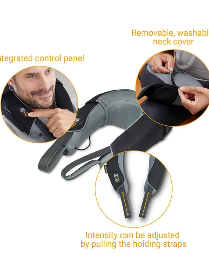 Nackenmassagegerät "NM 868" in Schwarz/ Grau