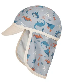 Nackenschutzcap "Dino" in Hellblau