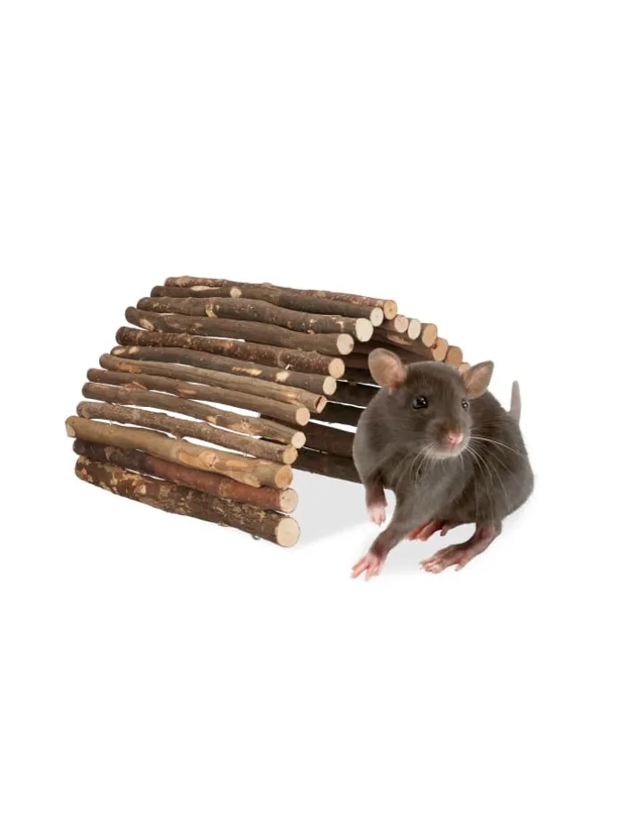Nagerbrücke in Natur - (B)40 x (T)65 cm