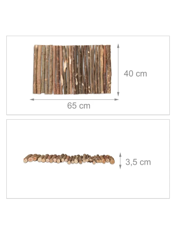 Nagerbrücke in Natur - (B)40 x (T)65 cm