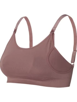 Nahtloser Still-Bh Pumping Mae Sensil Breeze in Deep Taupe