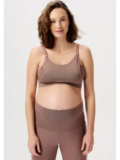 Nahtloser Still-Bh Pumping Mae Sensil Breeze in Deep Taupe