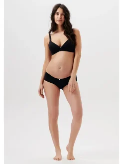 Nahtloser Still-Bh Wireless Micro Nursing Bra in Black