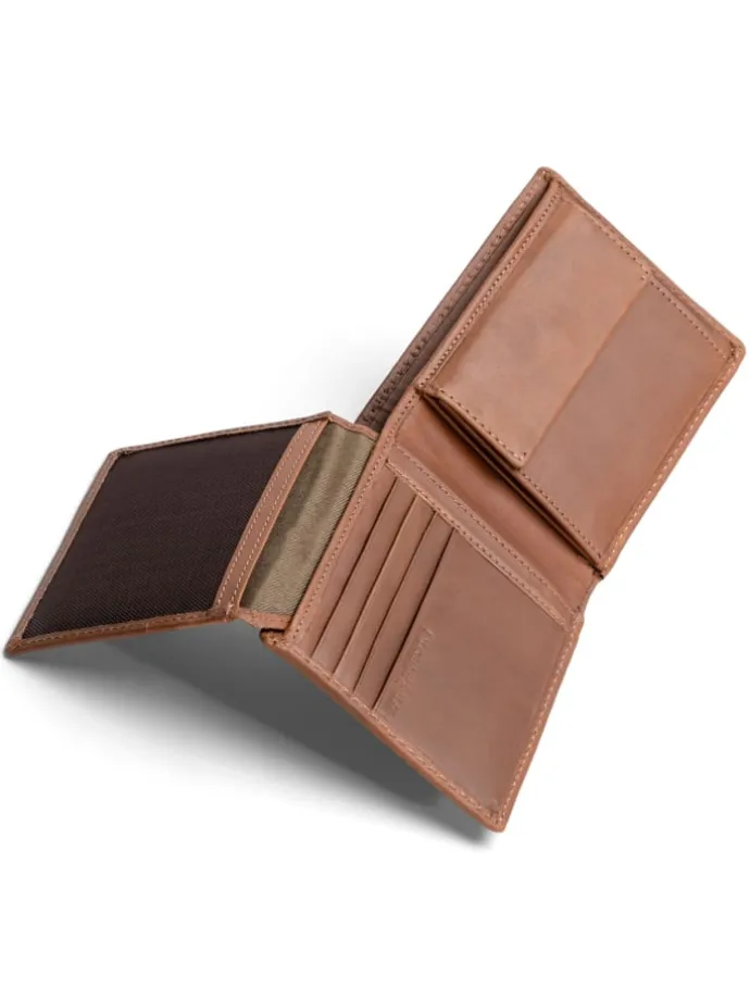 Nashville Geldbörse RFID Schutz Leder 13 cm in brown 2