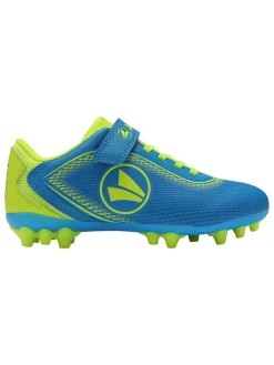 Natur- und Kunstrasen-Fußballschuhe "Course" in Blau/ Gelb