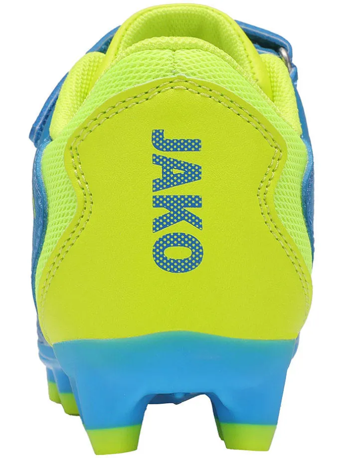 Natur- und Kunstrasen-Fußballschuhe "Course" in Blau/ Gelb
