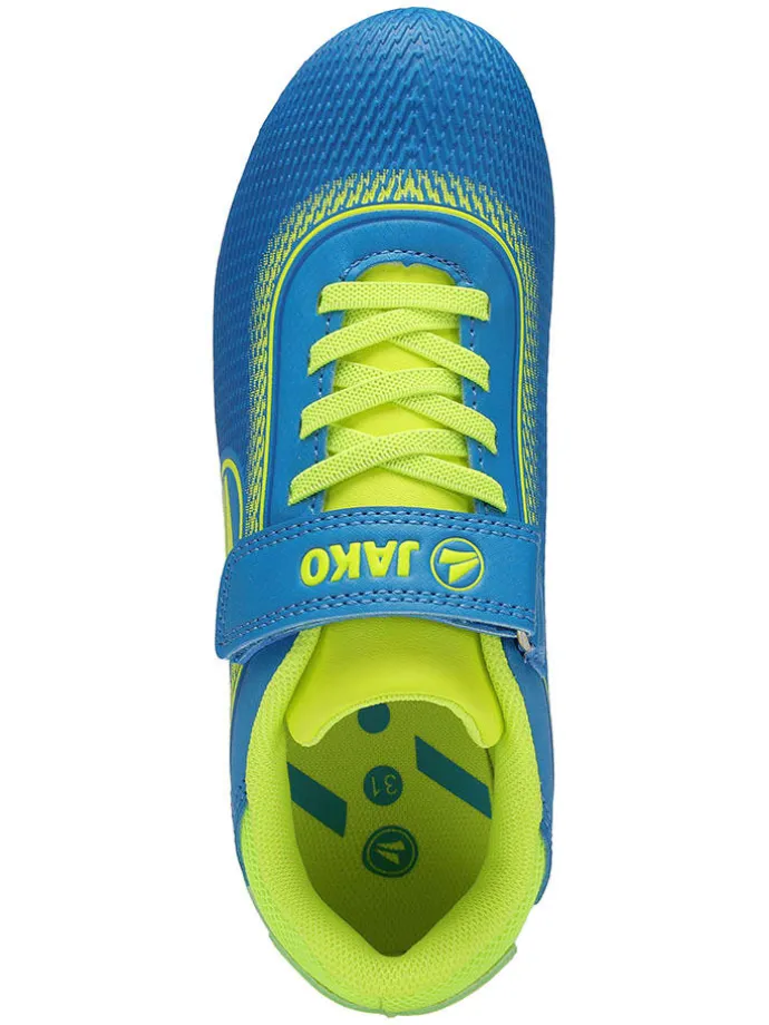Natur- und Kunstrasen-Fußballschuhe "Course" in Blau/ Gelb