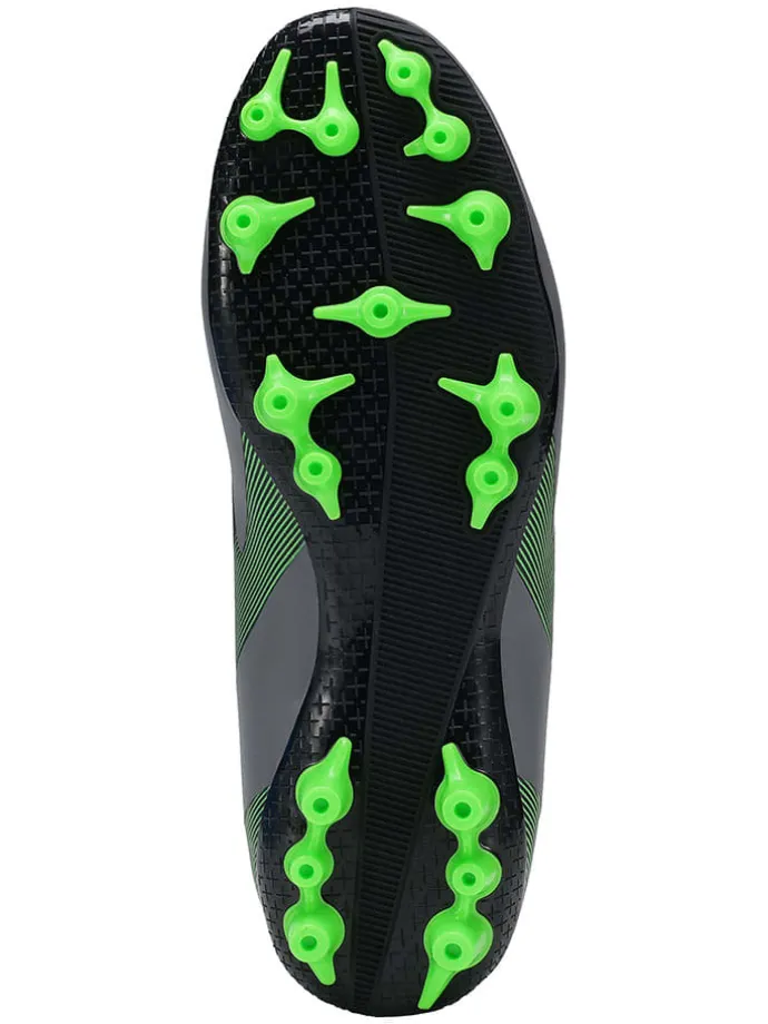 Natur- und Kunstrasen-Fußballschuhe "Twist" in Schwarz/ Grün