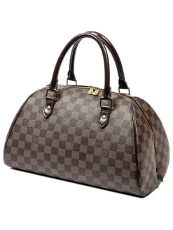 2nd Hand Henkeltasche in Braun - (B)32,5 x (H)19,5 x (T)19 cm