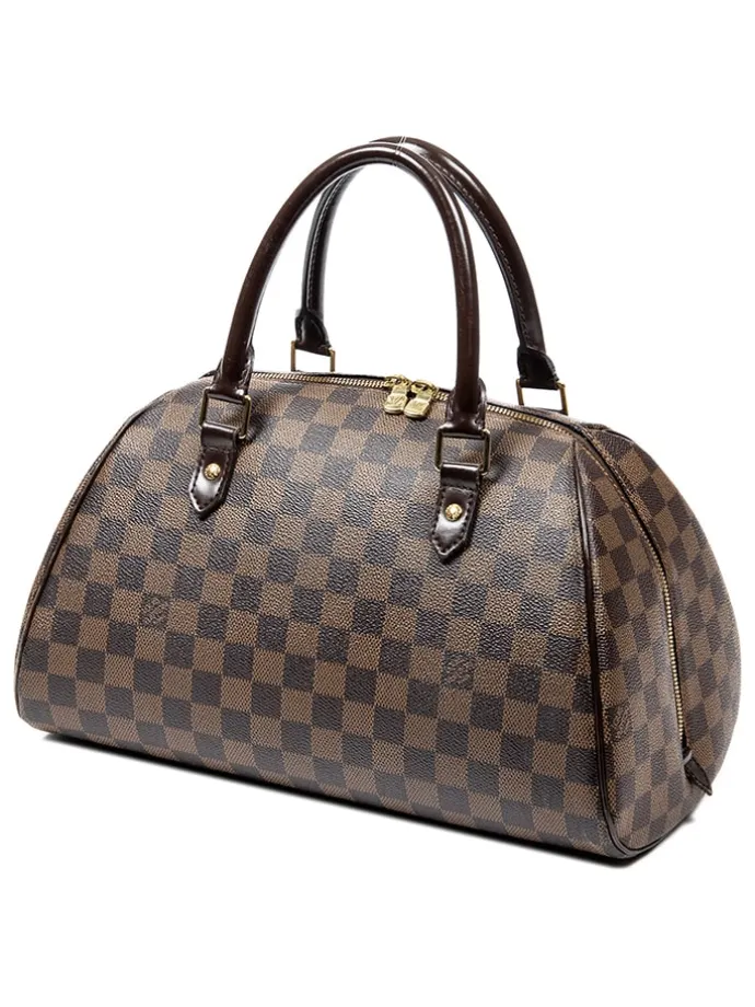 2nd Hand Henkeltasche in Braun - (B)32,5 x (H)19,5 x (T)19 cm