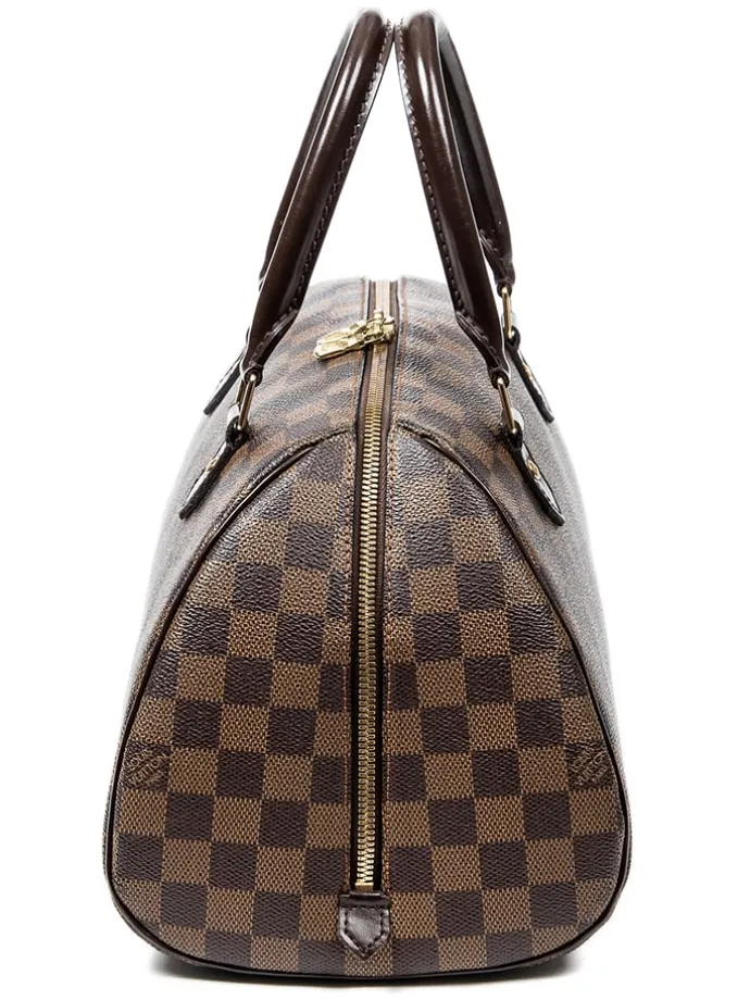 2nd Hand Henkeltasche in Braun - (B)32,5 x (H)19,5 x (T)19 cm