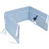 Nestchen in Blau Grau (L) 180 cm, (B) 35 cm