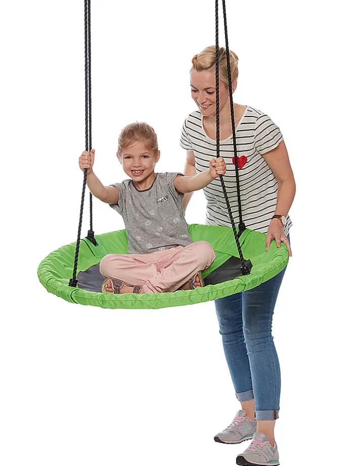 Nestschaukel in Grün - Ø 90 cm - ab 3 Jahren